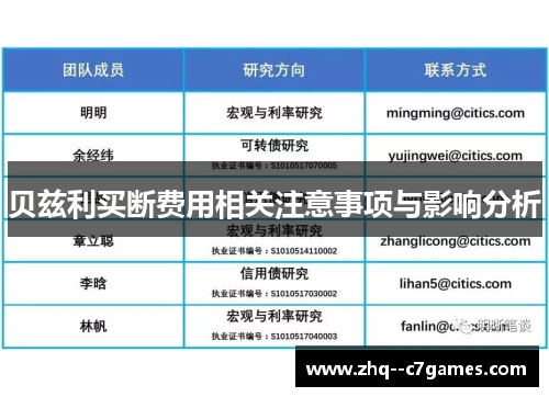 贝兹利买断费用相关注意事项与影响分析 贝兹利买断费用相关注意事项与影响分析